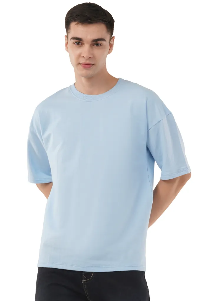 [TCS-TSHRT-OVS-NP-LBLUE-S] Light Blue Oversized T-Shirt (S)
