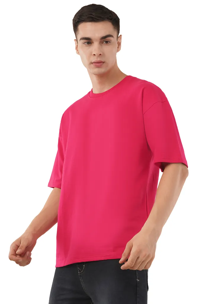 [TCS-TSHRT-OVS-NP-PINK-S] Pink Oversized T-Shirt (S)