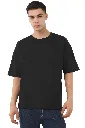Black Oversized T-Shirt | 100% Pure Cotton | Unisex Drop Shoulder fit